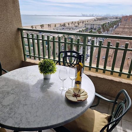 Apartamento Primera Linea De Playa Patacona Валенсия Экстерьер фото