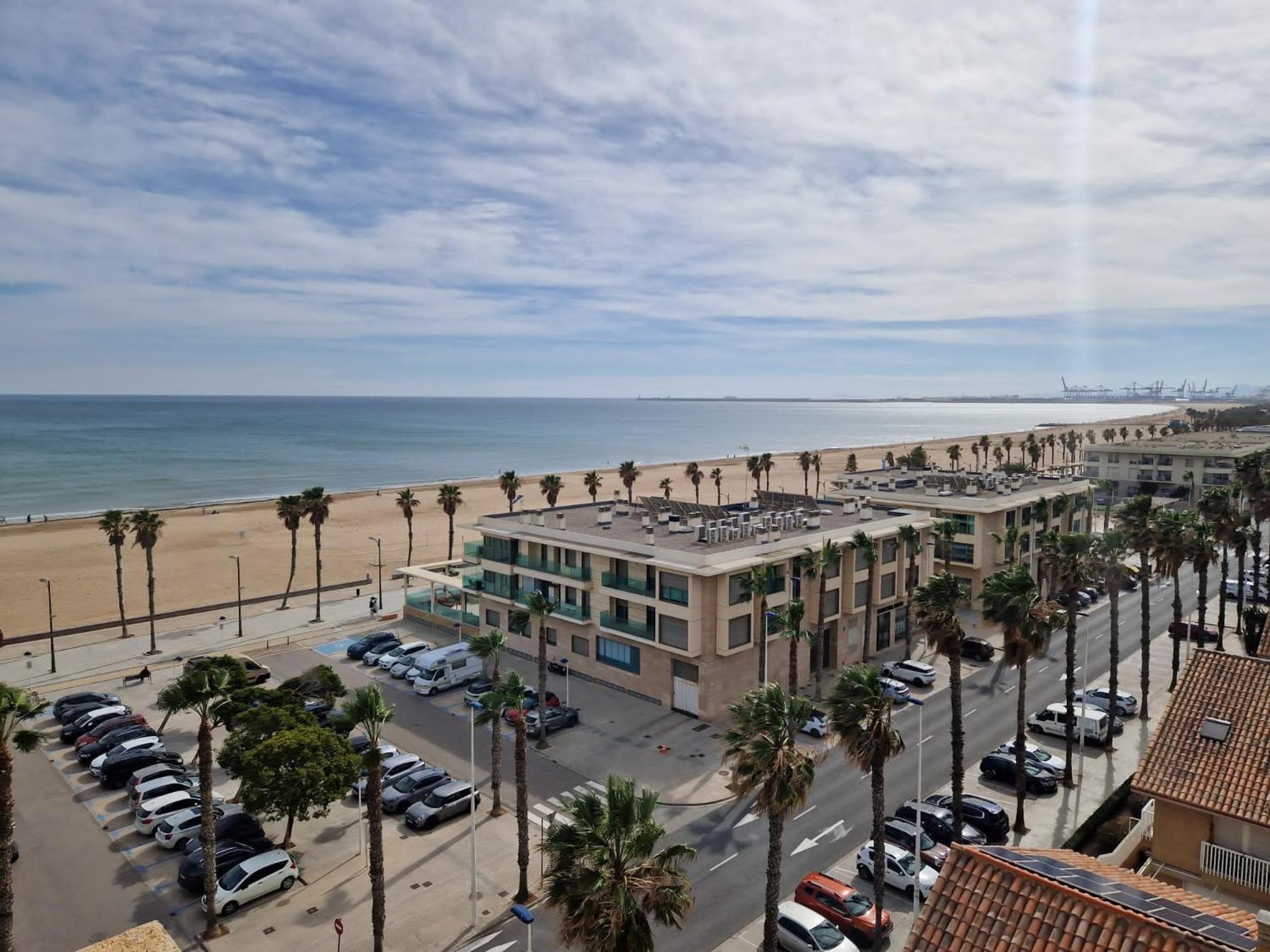 Apartamento Primera Linea De Playa Patacona Валенсия Экстерьер фото