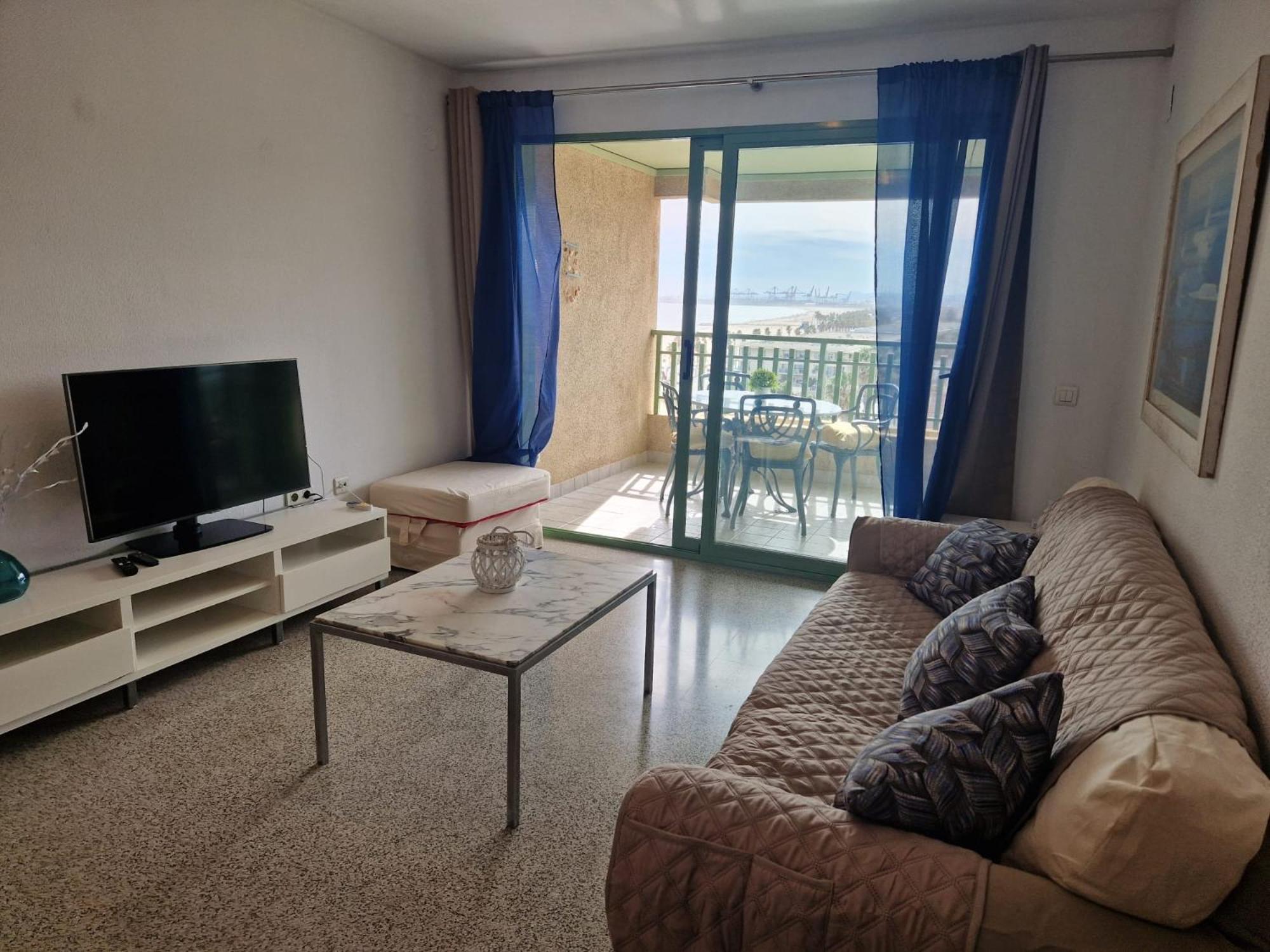 Apartamento Primera Linea De Playa Patacona Валенсия Экстерьер фото